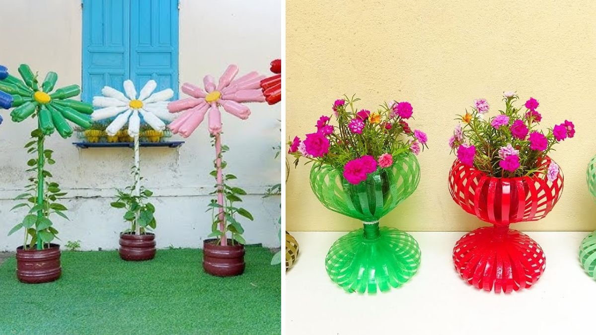 Amazing Garden Art from Recycling Plastic Bottles | Vegetable Garden