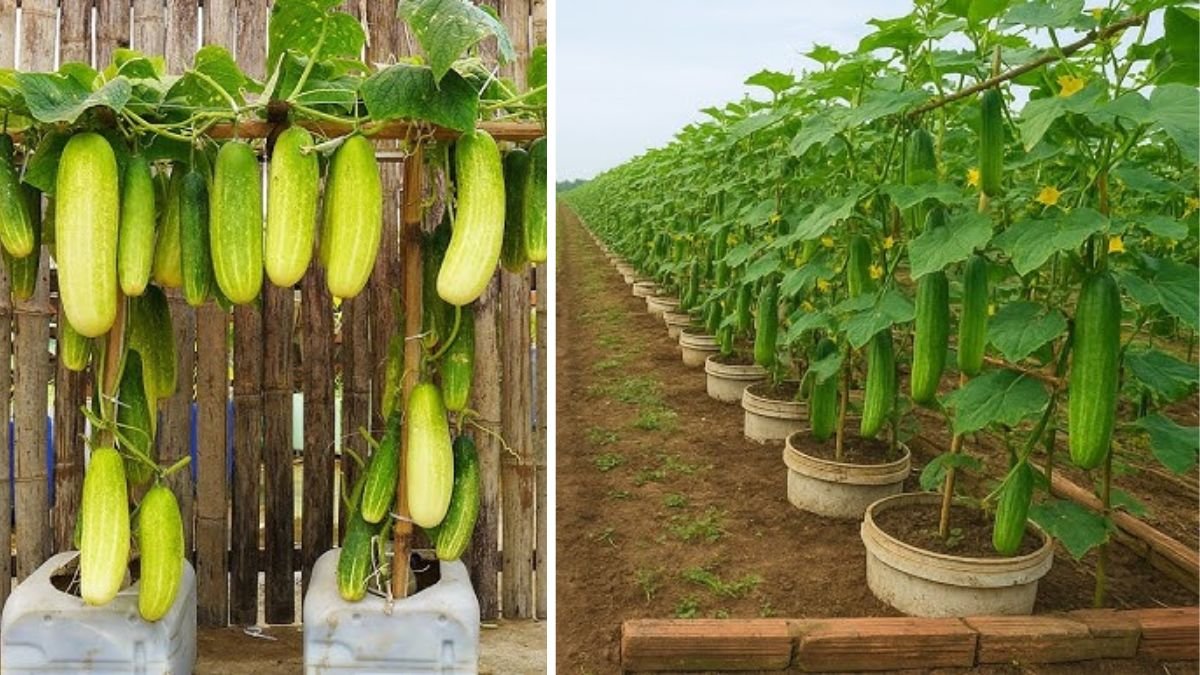 This Tire Garden Method Grows Cucumbers With Incredible Yields