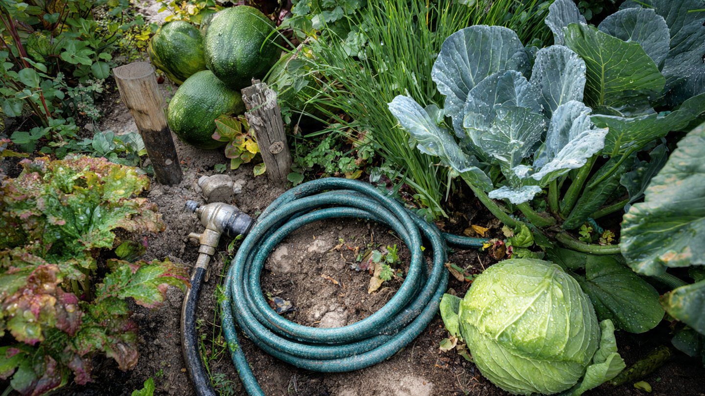 Could Your Garden Hose Be Contaminating Your Organic Vegetables?