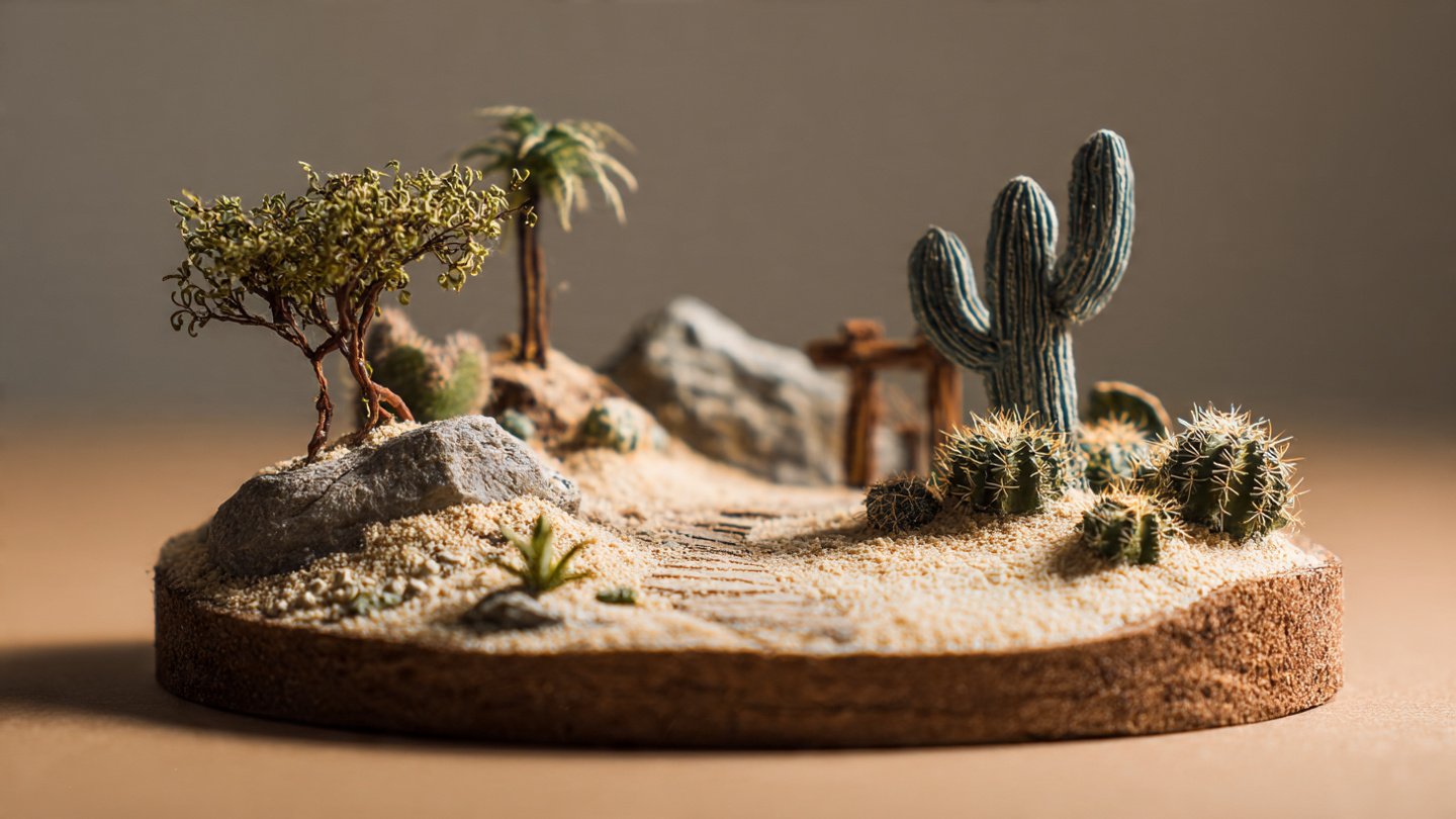 Why Should You Try Creating a Miniature Desert Landscape to Soothe Your Mind?