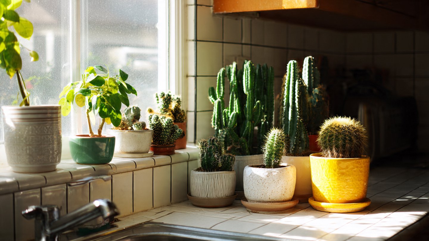 How to Use Cacti to Create a Sunny Kitchen Oasis