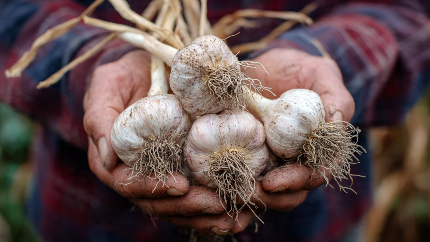 What Is the Secret to Growing Garlic Bulbs the Size of a Fist?