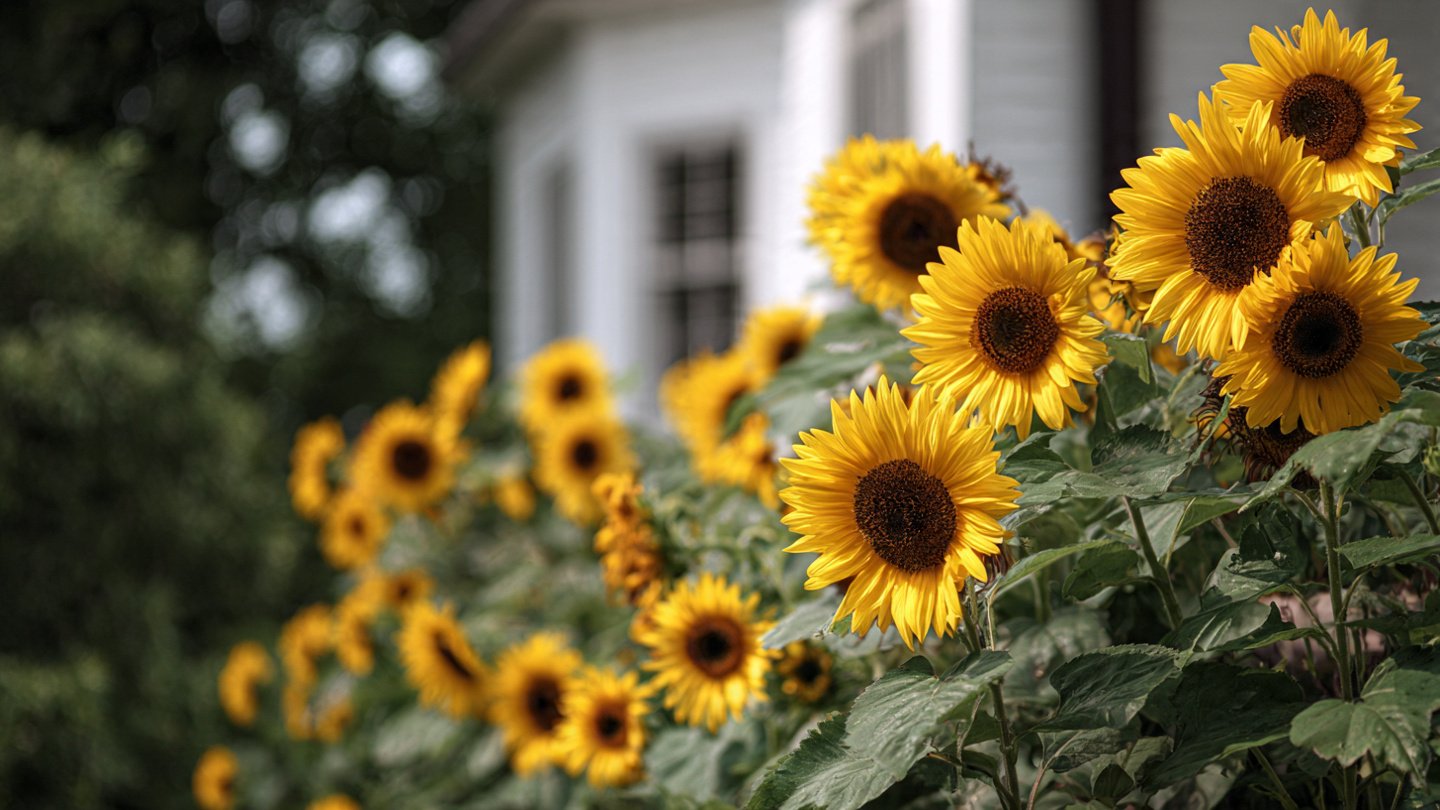 How Planting Sunflowers at the Edge of Your Property Can Transform Your Space