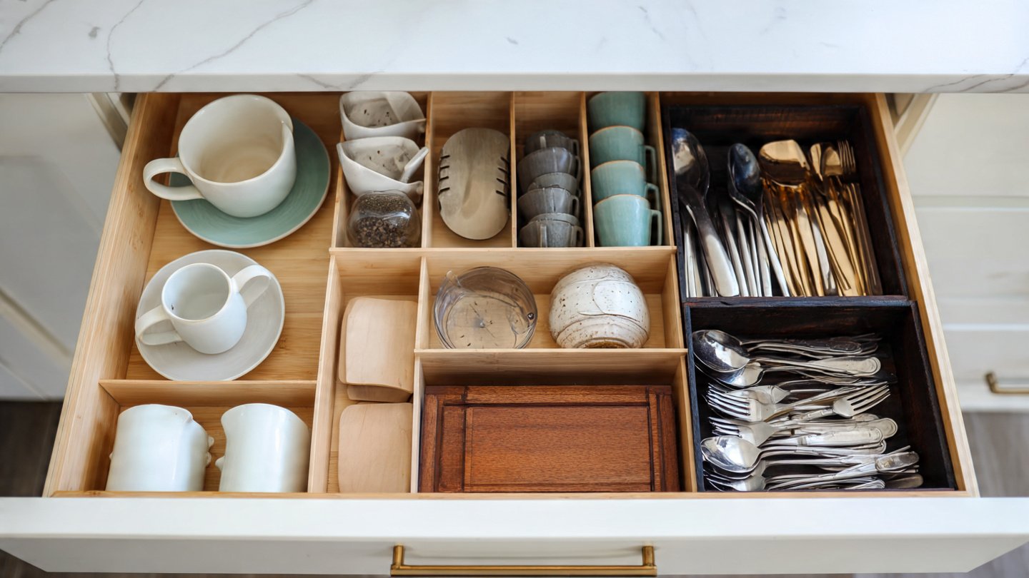 Simple Habit for Keeping Kitchen Drawers Neat and Organized