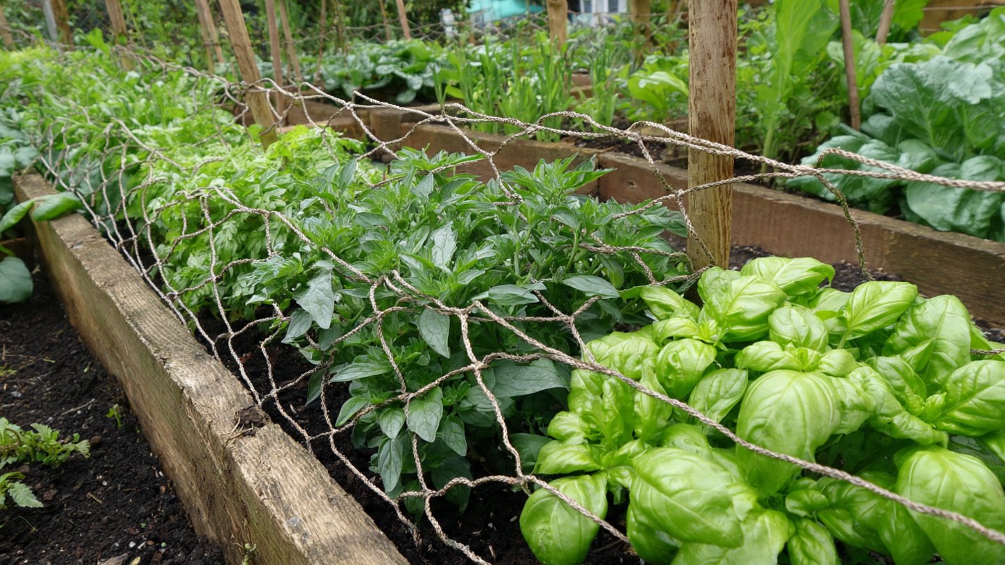 Simple Netting Habit Keeps Kitchen Garden Crops Safe From Pests