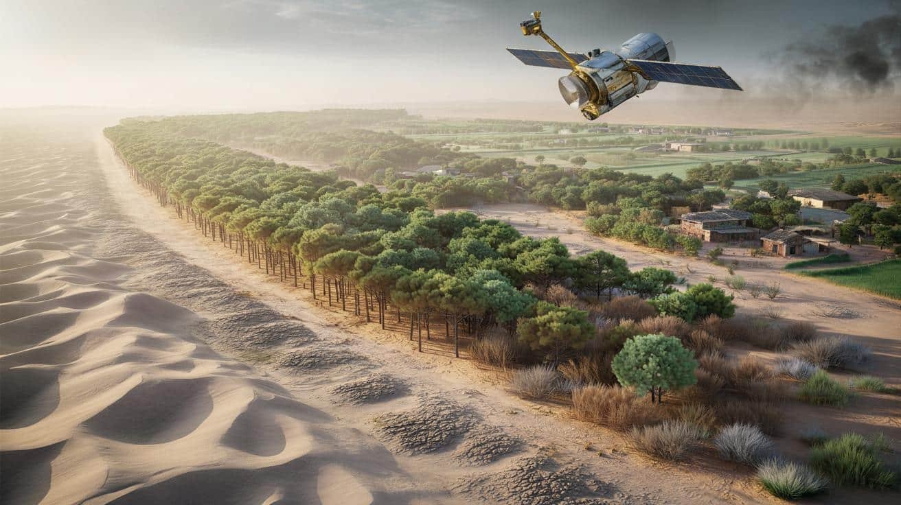 NASA Satellites Confirm China’s Great Green Wall is Effectively Slowing Desert Expansion and Reshaping Entire Regions